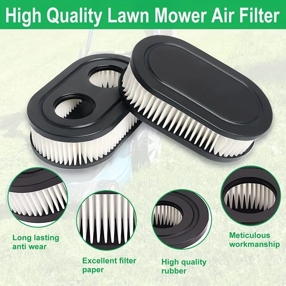 1pc Lawn Mower Air Cleaner Cartridge Filter For For Briggs & Stratton 593260 798452 Mower Series Engine Accessories