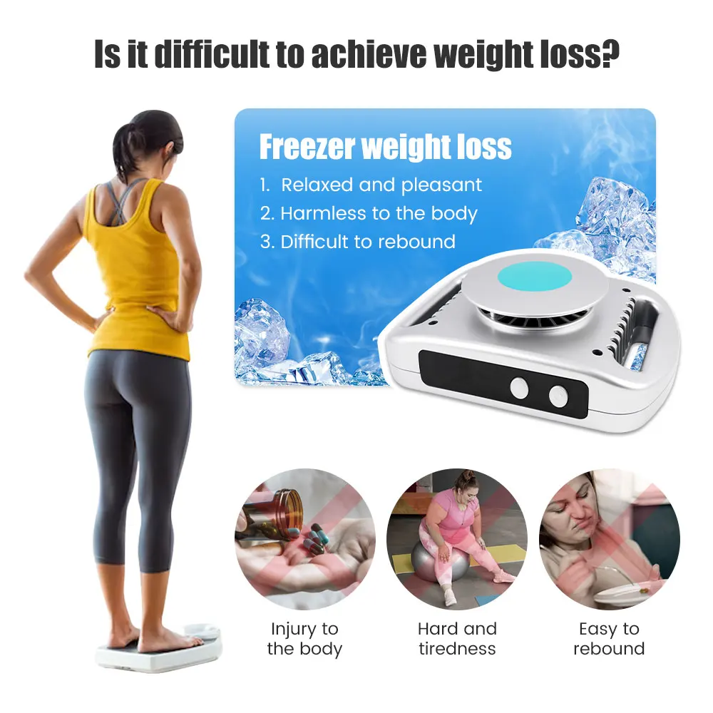 Fat Freezing Machine Fat Freeze Body Slimming Weight Loss Lipo Anti Cellulite Dissolve Fat Cold Therapy Massager Dropshipping