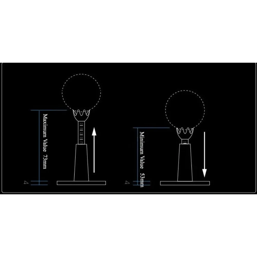 1 قطعة كرة جولف المحملة PGM حامل المطاط المرن Suave قابل للتعديل المضادة للحجم السيارات فطيرة ديبورتي Soporte Pelota #6