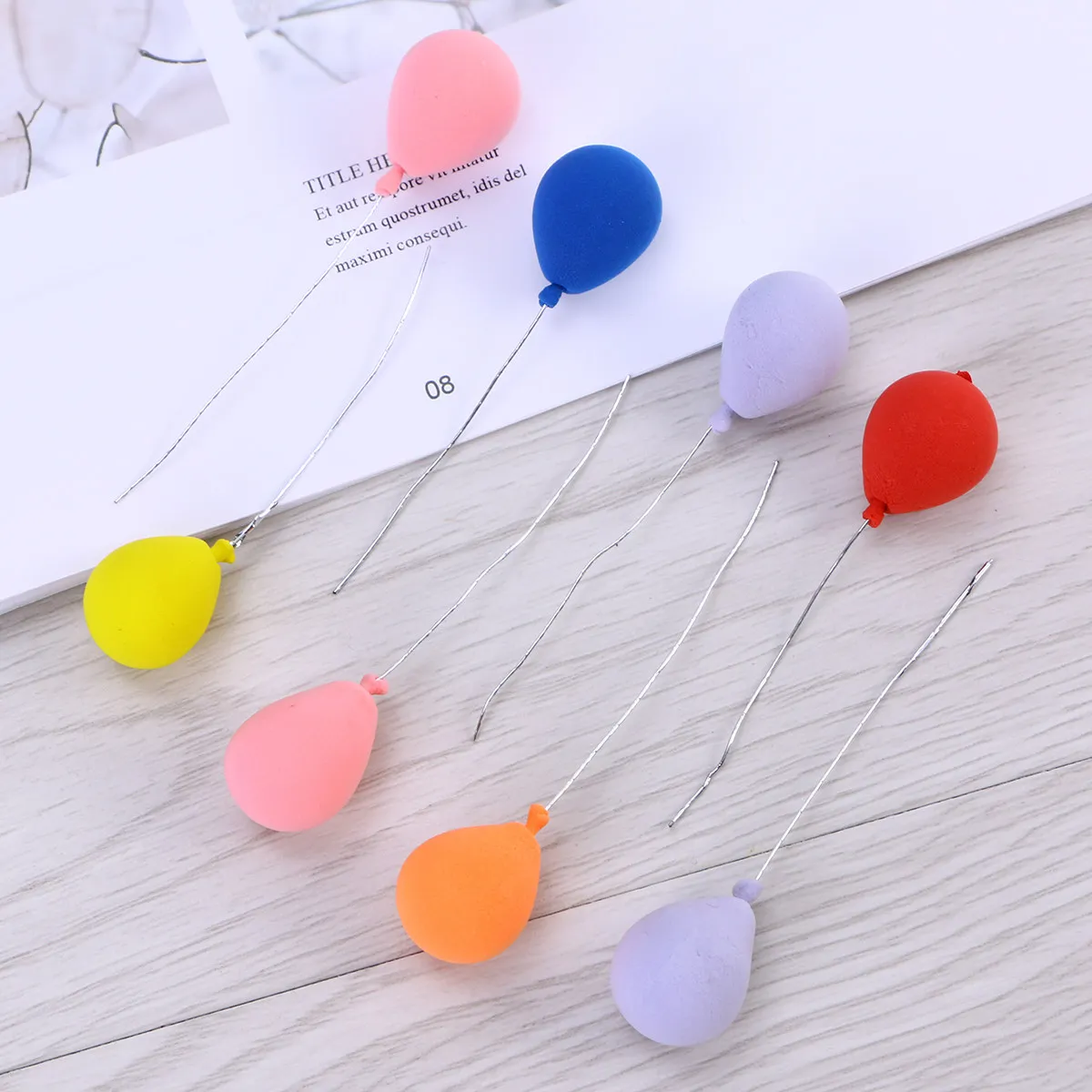 

8pcs L scape DIY Terrarium 1 12 Miniature Balloon Garden Garden L scape nament nament Mini House Balloon Accessories