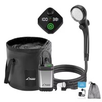Outdoor Electric Shower Set Artifact Rechargeable Bath Equipment 20L Capacity Simple Camping Water Bag Battery Pump