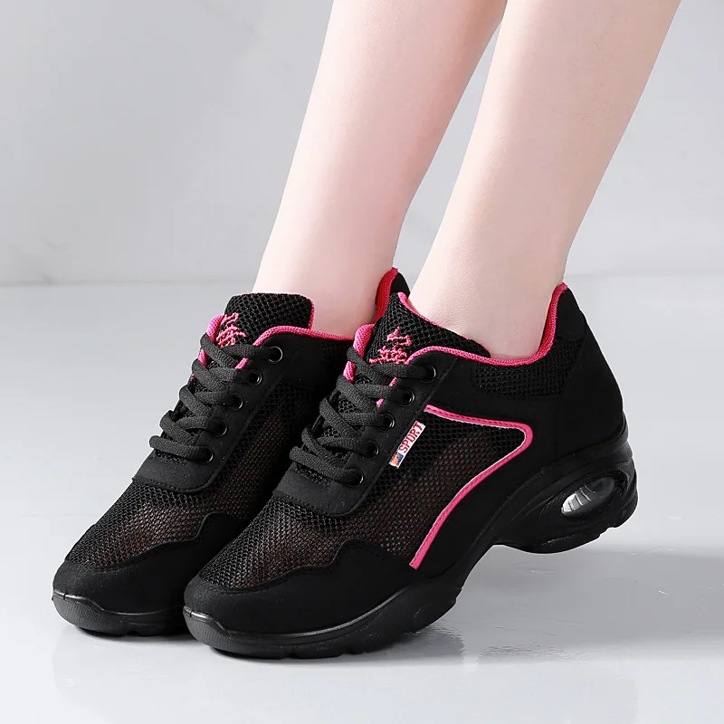 Women Standard Practice Social Dance Sneaker Beginner Dance Practice Shoes for Women Low Heel Ballroom Latin Dance Shoes