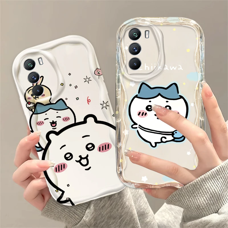 C-Chiikawas U-Usagis Cute For Xiaomi Mi 14 12 12T 11 Lite Poco M6 X6 X5 X4 X3 M3 F4 Pro GT NFC 5G Wave Oil TPU Phone Case