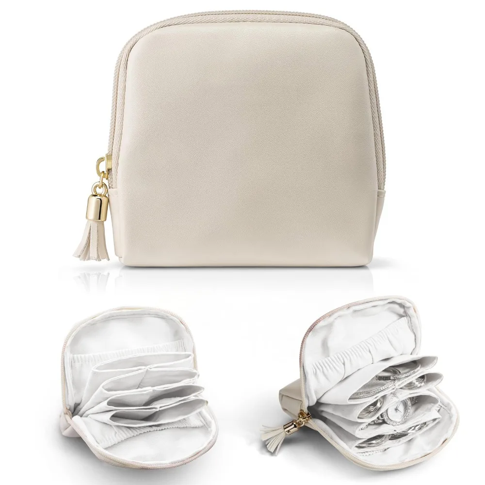 

Сумка для упаковки ювелирных изделий с кисточками, серьги, браслет, чехол для хранения ювелирных изделий из искусственной кожи, большой вместительный органайзер, держатель для ювелирных изделий, подарок