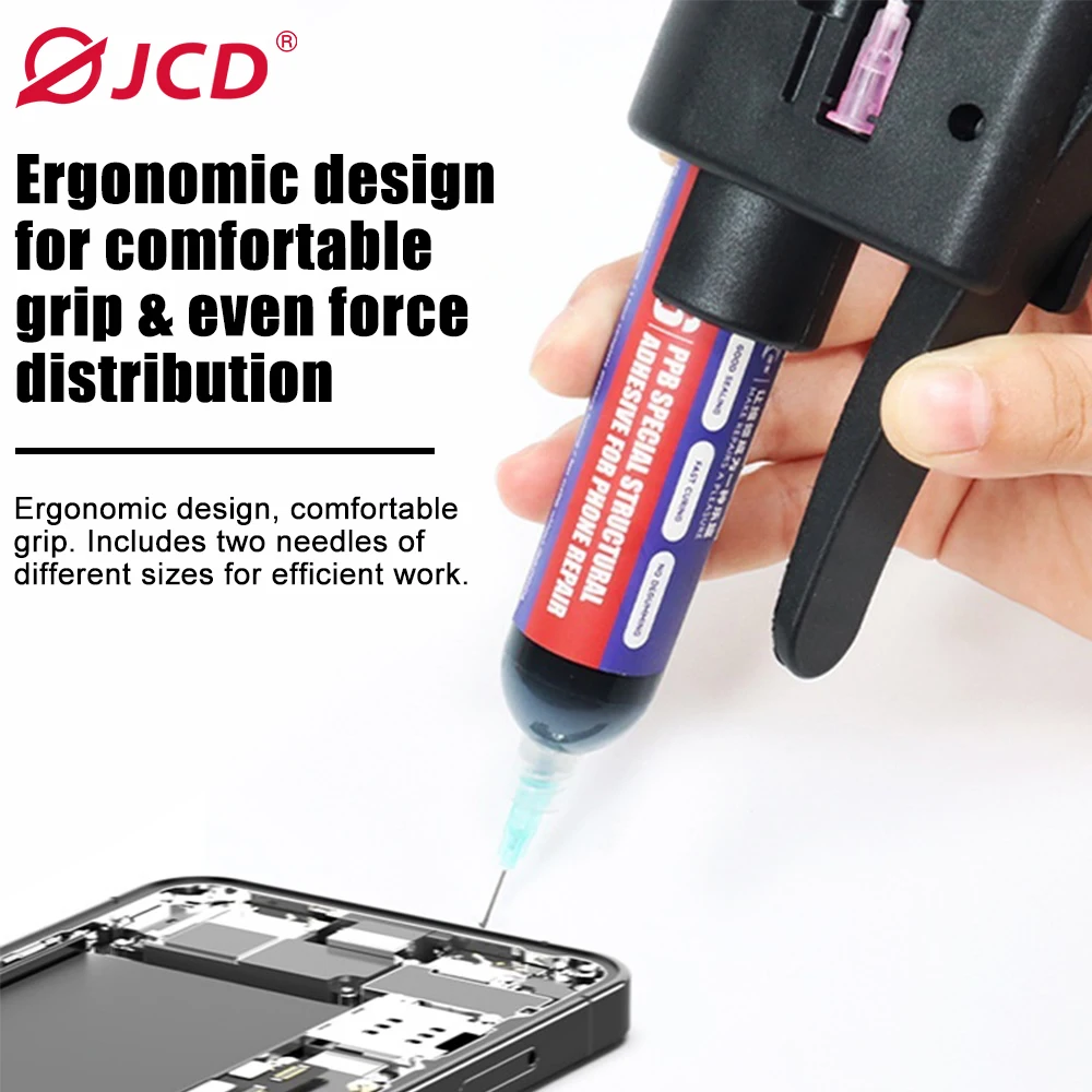 Manual Pusher Welding Oil Hand Pressure Booster For 30/55CC AB Glue UV water Adhesives Solder Flux Dispensing Glue Caulking Gun