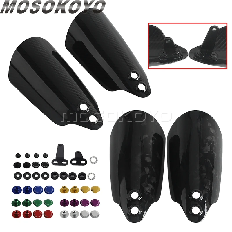 Защитная защита для рук мотоцикла, защита для руля из углеродного волокна, защитный чехол для Harley Touring Road King Special FLHRXS 21-25