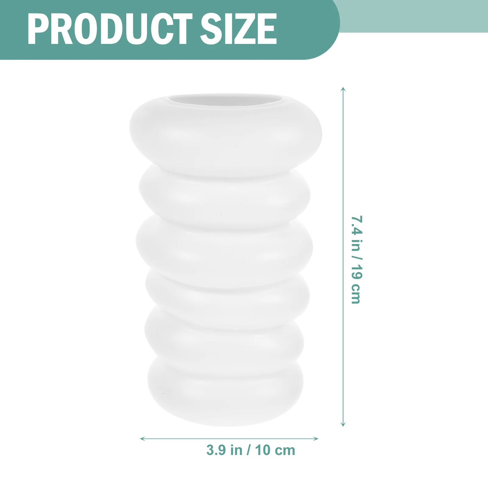 

2 Pcs Creative Flower Vase Modern Wedding Decorative Vases Unique White Decoration