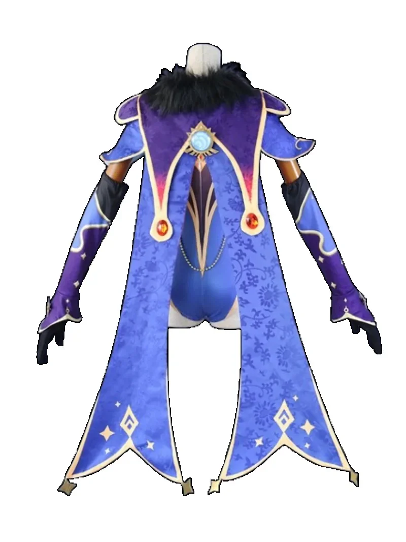 Disfraz de Cosplay de Anime Jeu Genshin Impact Mona, disfraz de fiesta de Carnaval de Halloween para mujeres, Sexy Femin37Uniforme, Perruque T