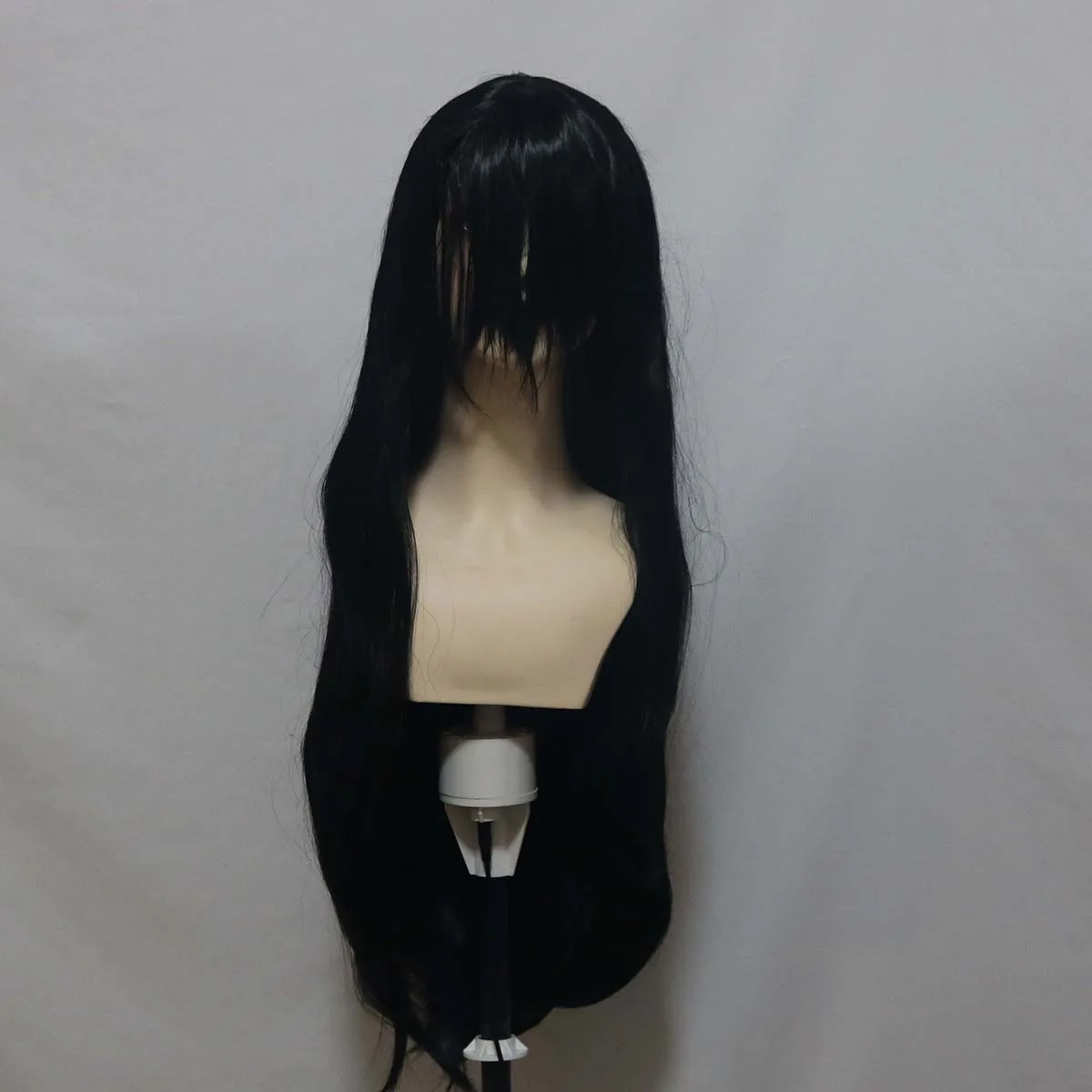 Perruque de cheveux noirs longs et lisses pour femmes, simulateur Yandere Cos Ryoba Aishi