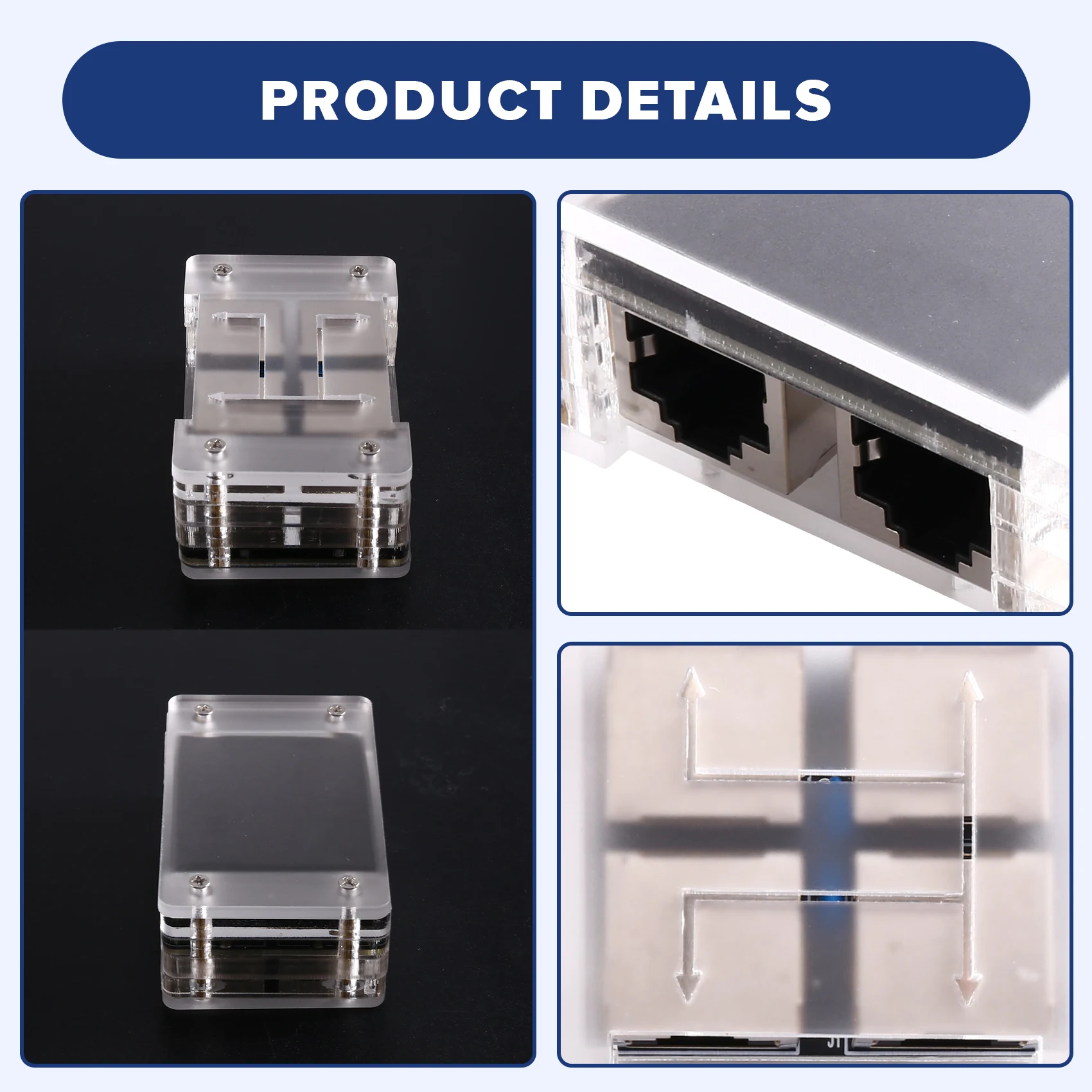 B18B Passive Ethernet Tap LAN Tap Pro Network Packet Capture Mod Module Replica Monitoring Ethernet Throwing Star Wireshark Rj45