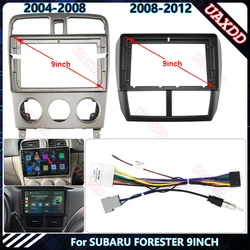 For SUBARU 2004-2012 FORESTER 9INCH Car Radio Android DVD Stereo audio screen multimedia video CD player cables Harness frame