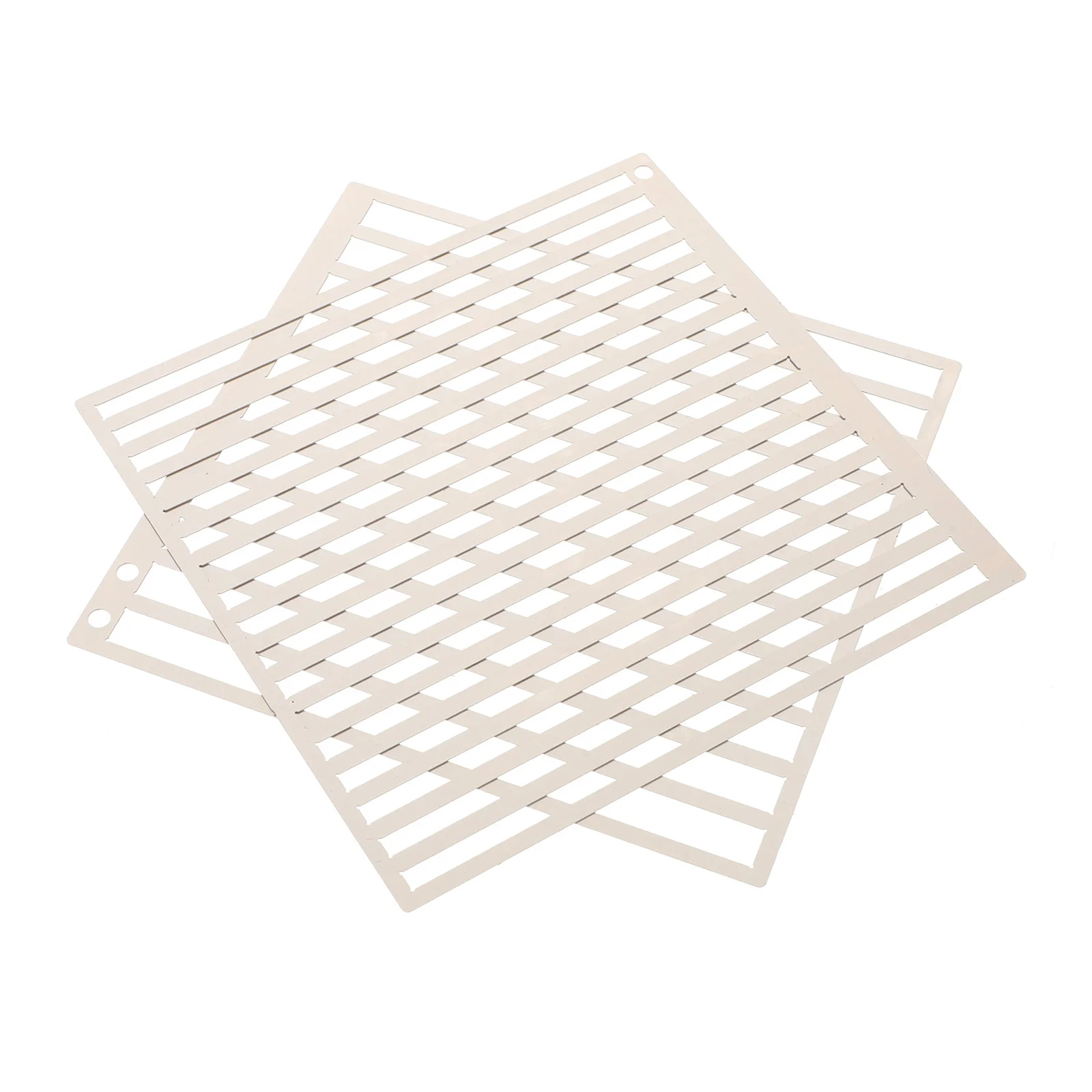 

2Pcs Diamond Art Ruler Drill Placement Alignment Tool Stainless Steel Mesh Grid Straight Edge for Craft