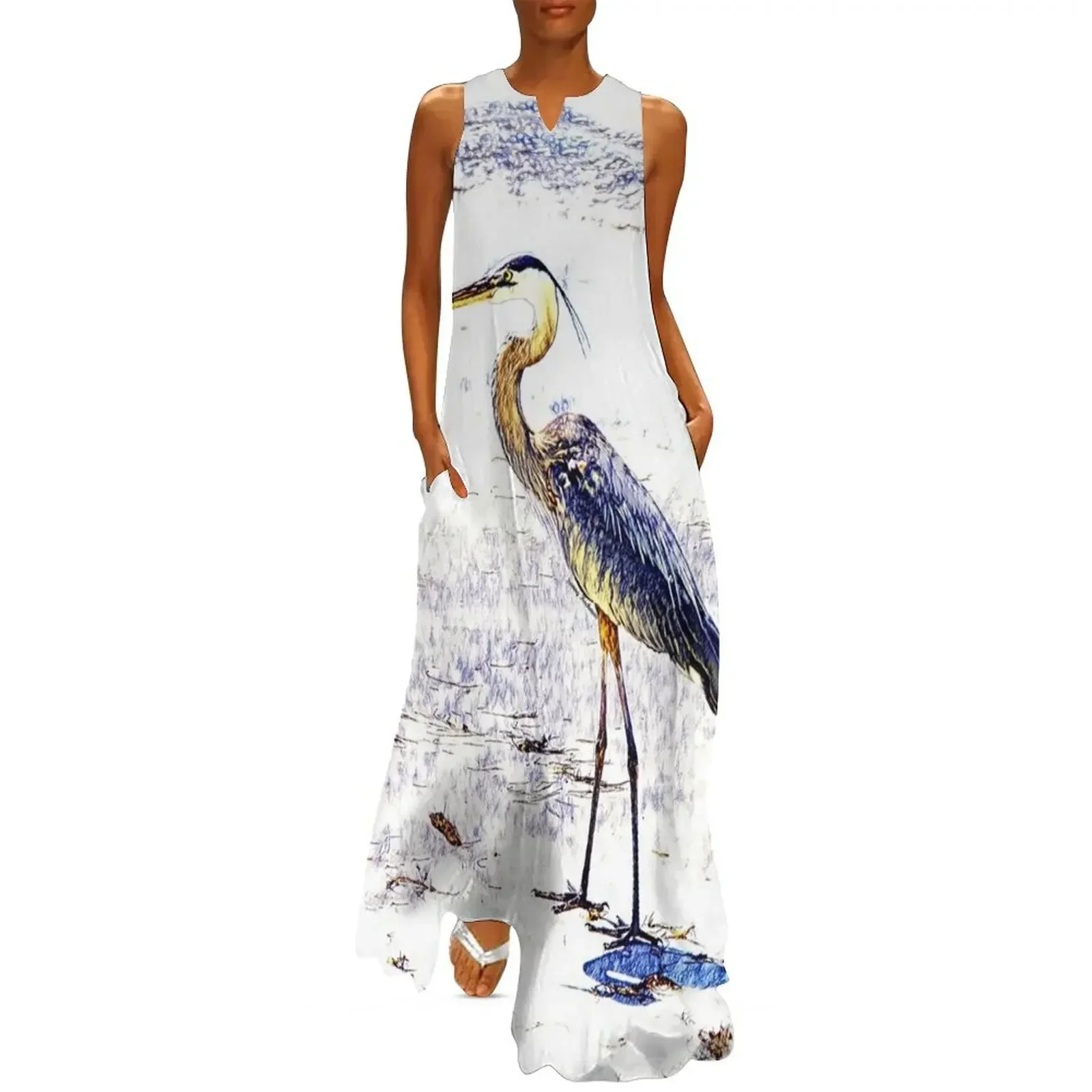 

Blue Heron Long Dress evening dresses women dress women summer 2025 luxury dress for women summer