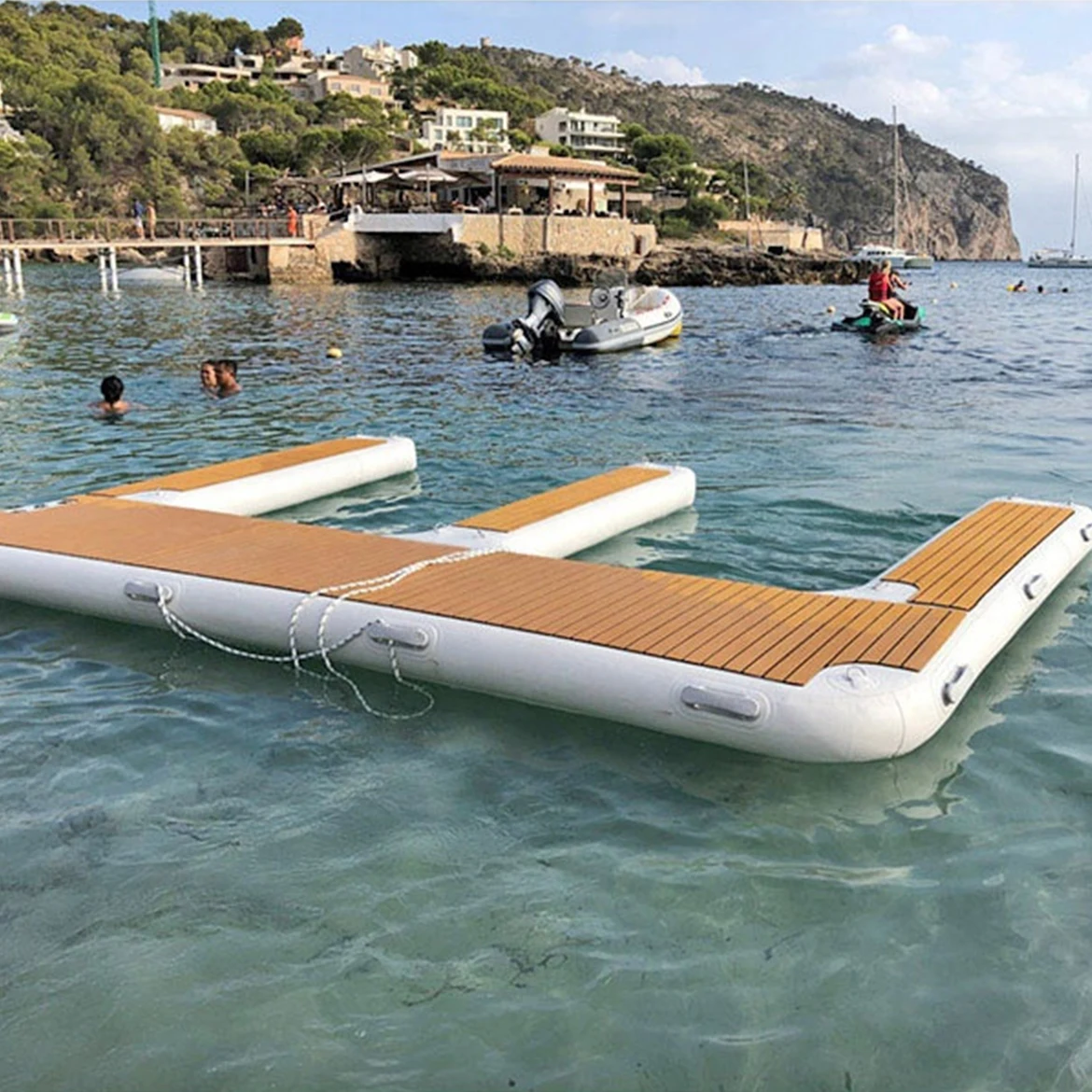 

Factory High Quality Inflatable Dock Jet Ski E Dock Water Floating Platform