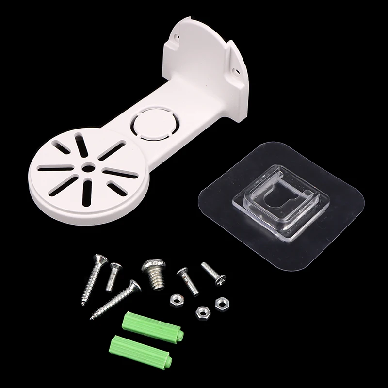 1Set Surveillance Camera Bracket Camera Bracket Nail-free Wall-mounted Camera Monitoring Bracket With Rubber Bottom Screws