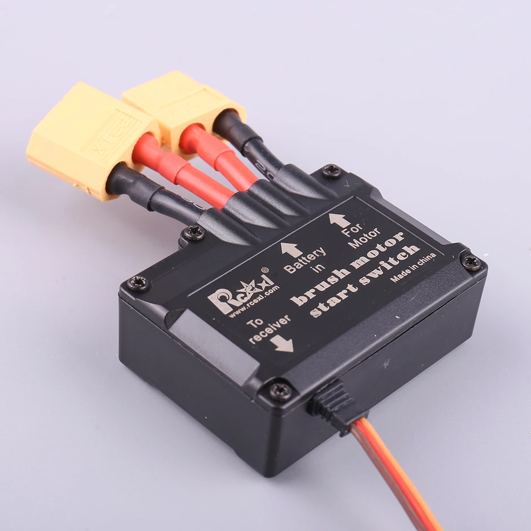 Rcexl 100AブラシモータースタートスイッチV2.0電子スイッチ機械式リレースイッチRCモデル用