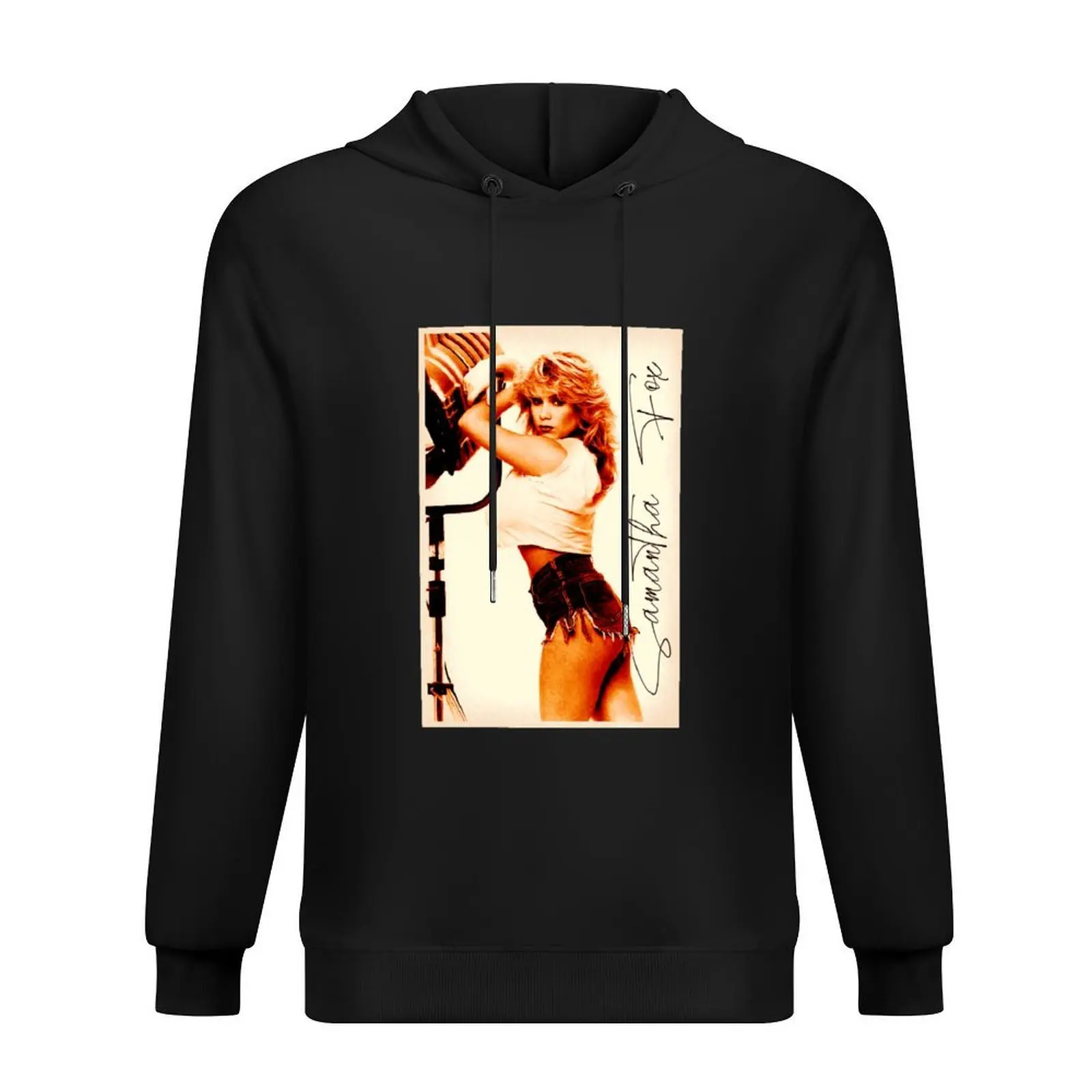 

samantha fox 80s 90 design de mode rétro Hoodie men clothes hooded shirt autumn new products japanese style graphic hoodies
