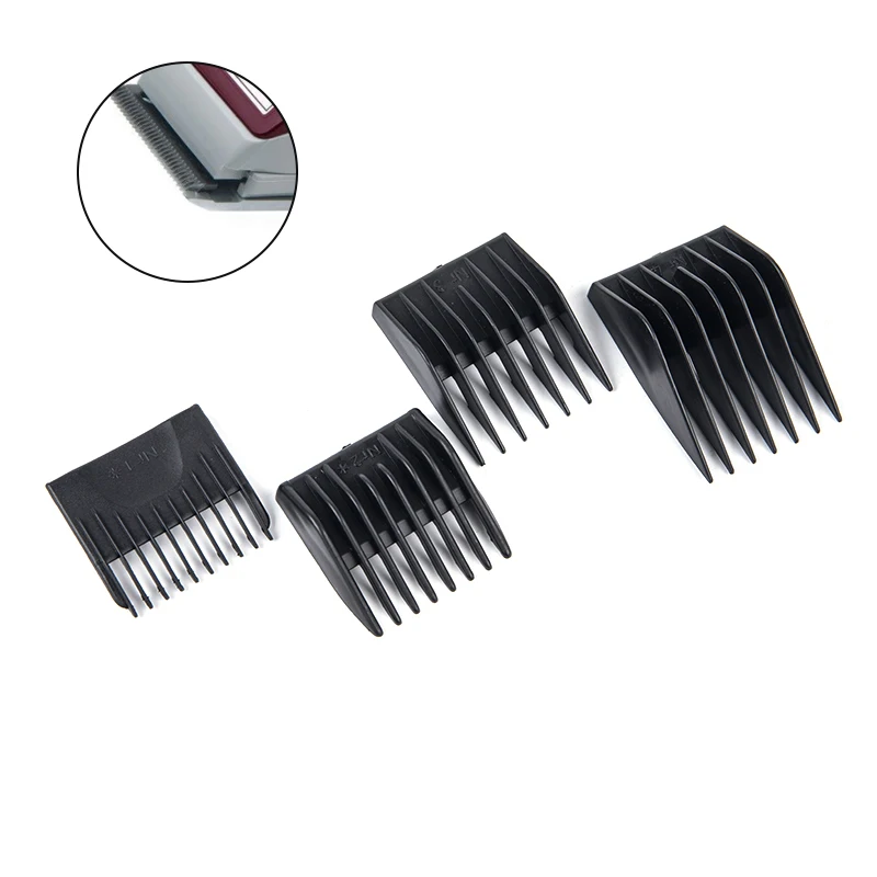 For Moser 1400 Series Shaving Machine Replacement Combs 4pcs/set Hair Trimmer Electric Shaving Limit Comb Kit 3/6/9/12mm