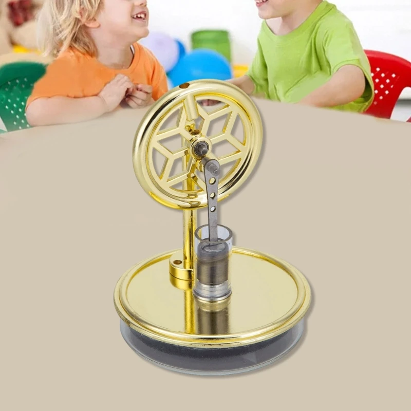 Low Temperature Stirling Engine DIY Heat Education Model Class Teaching Stirling Engine Low Friction Desktop Toy Gifts