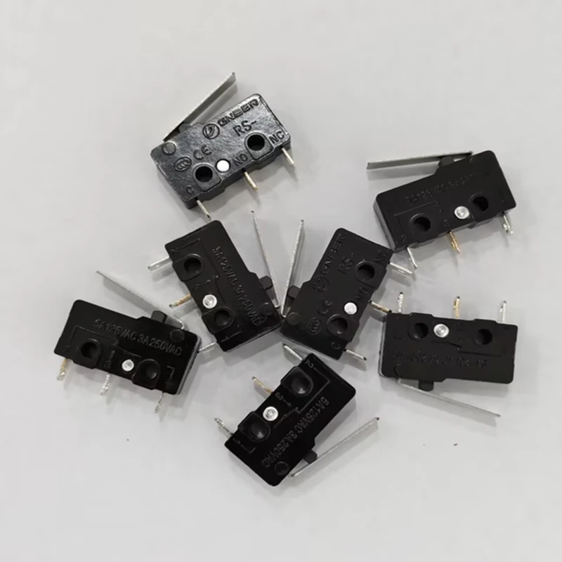 ELEWIND Small Micro Switch SPDT 3Pin C NO NC Straight Lever 5A 125VAC 3A 250VAC Snap Action Limit Switch CE CCC Certified