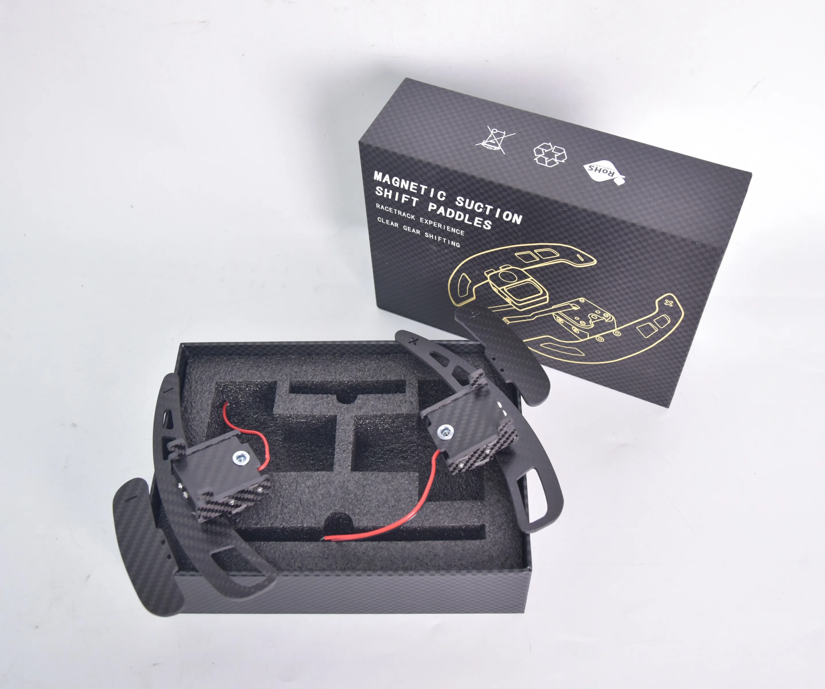 Newly Upgraded Carbon Fiber Magnetic Shift Paddles Enhance Driving Experience Suitable for Audi TT
