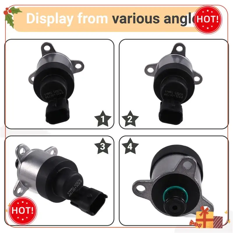 

Durable-Fuel Pressure Regulator Valve Rail Metering Solenoid For VW Volvo 0928400789 New