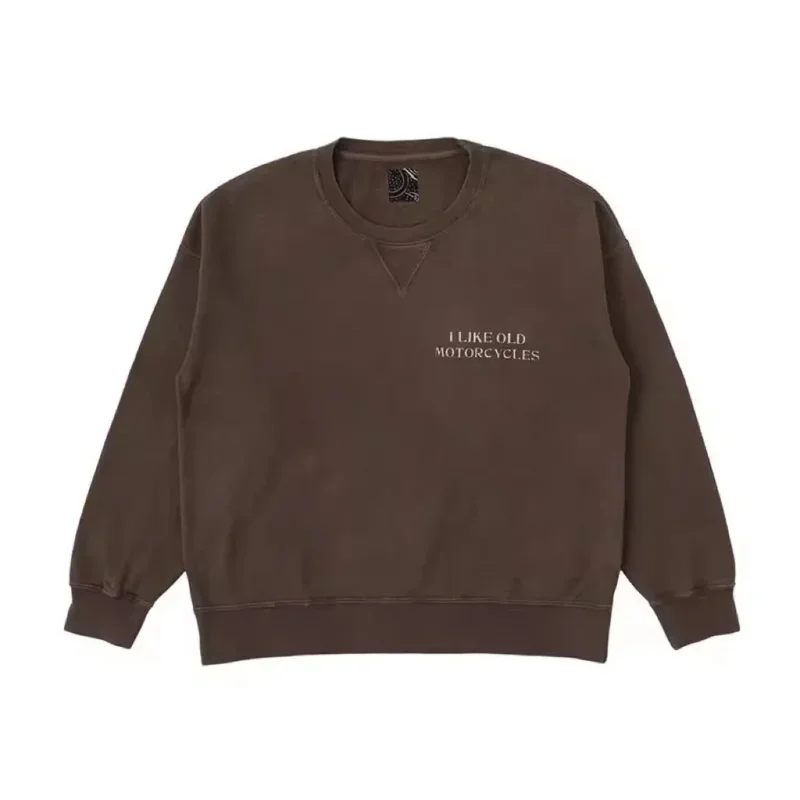 VISVIM WMV 23ss ICT jumbo SB sweat L/S ND mud dyed round neck pullover sweatshirt