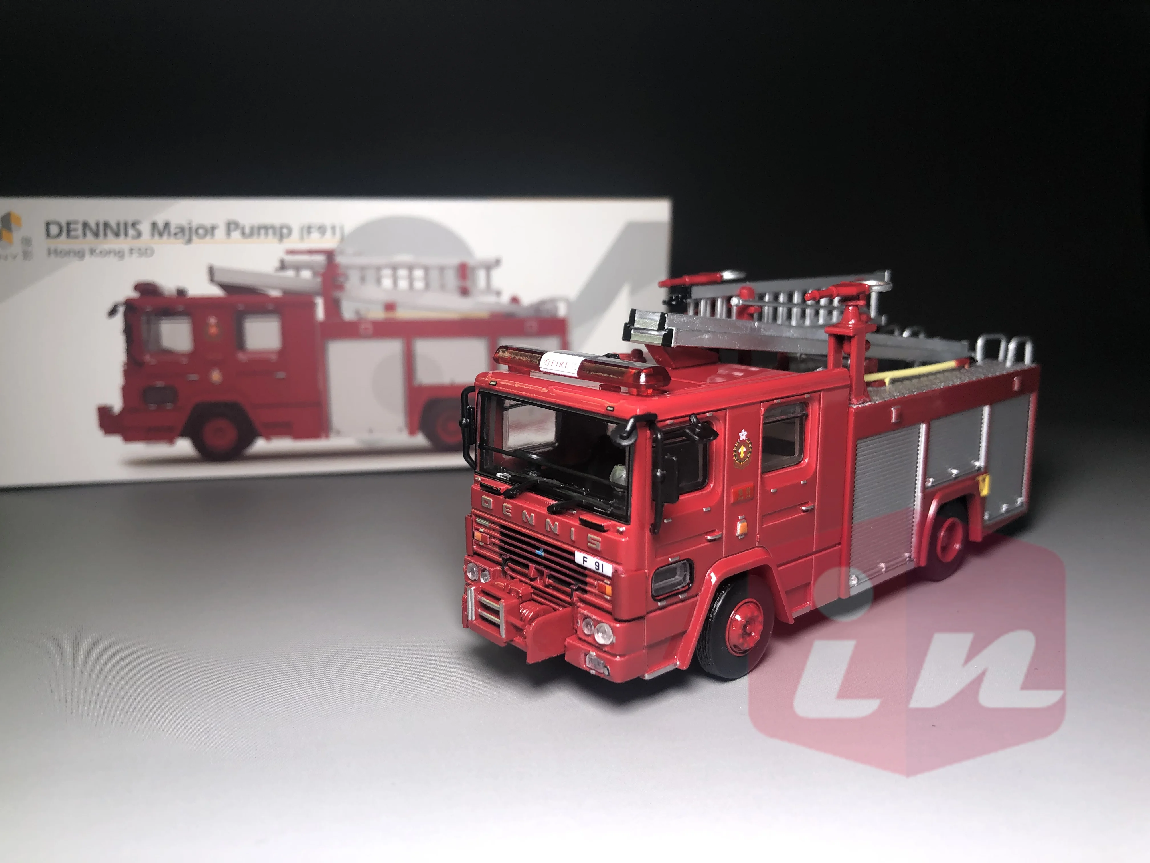 

Tiny City 1/76 84 HKFSD Major Pump (F91) Hobby Fire Diecast Model Car Truck Collection Limited Edition