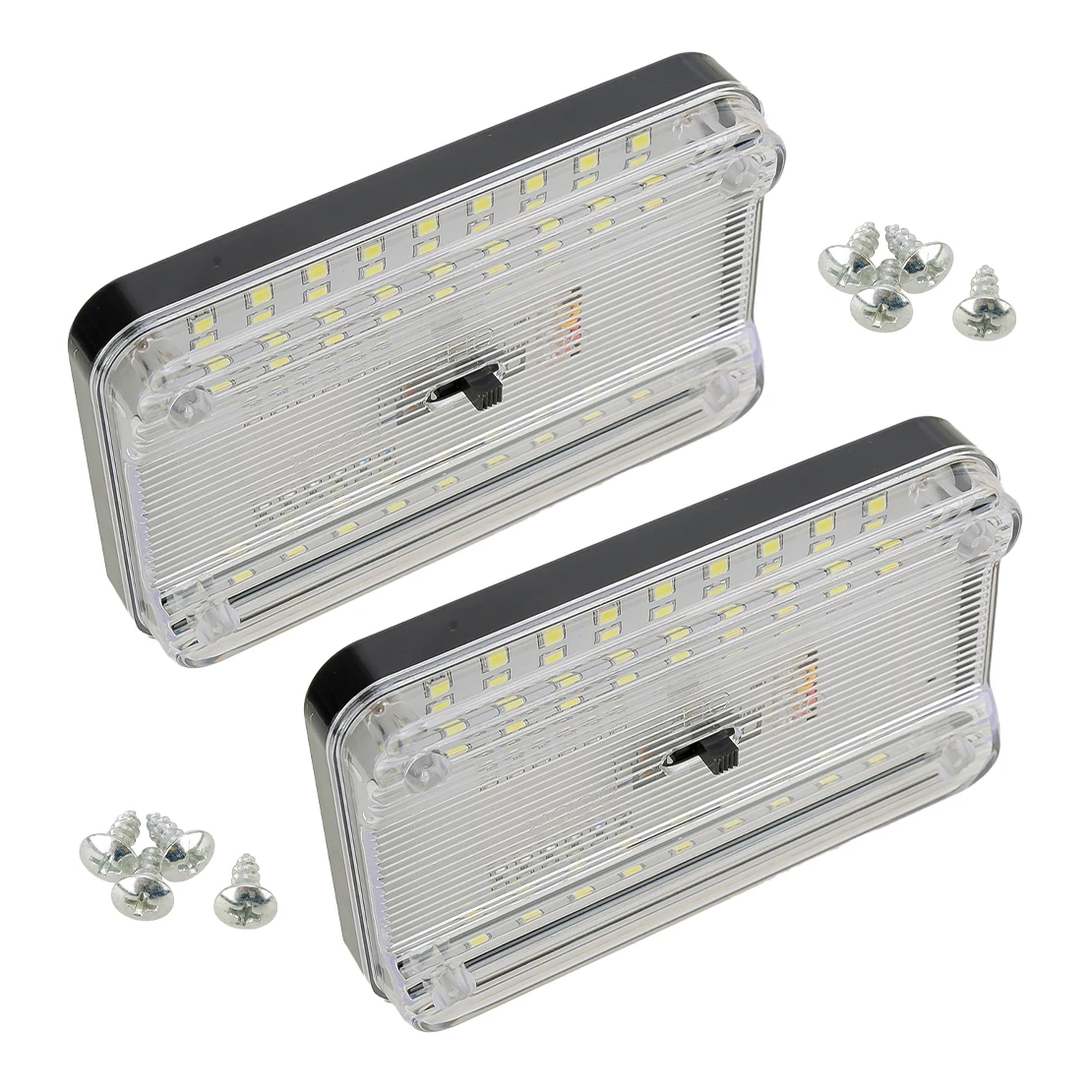 

2Pcs 12V 36 LEDs White Interior Roof Dome Light Lamp Clear Lens Fit for Nissan Navara D21-23 Frontier Pickup