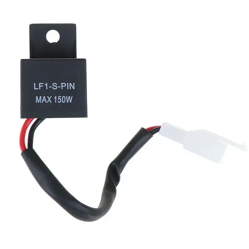 2-wire 150W 12V LED Flasher Relay For Yamaha Honda Kawasaki Suzuki Motorcycles Modification Accessories Automobile Flasher