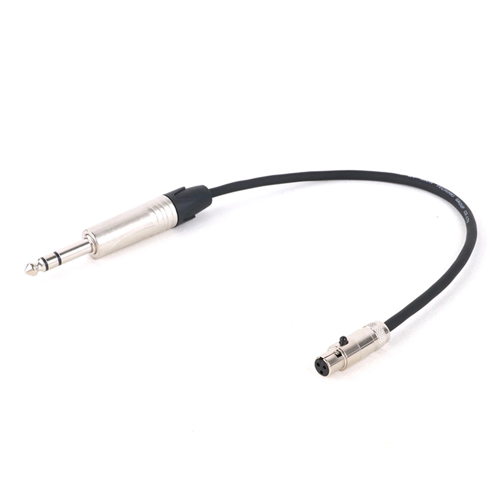 6.35MM Stereo Male Jack to 3 Pin Mini XLR Male/Female Plug Audio Adapter Cable for Mic Amplifier Computer Speaker Guitar Mixer