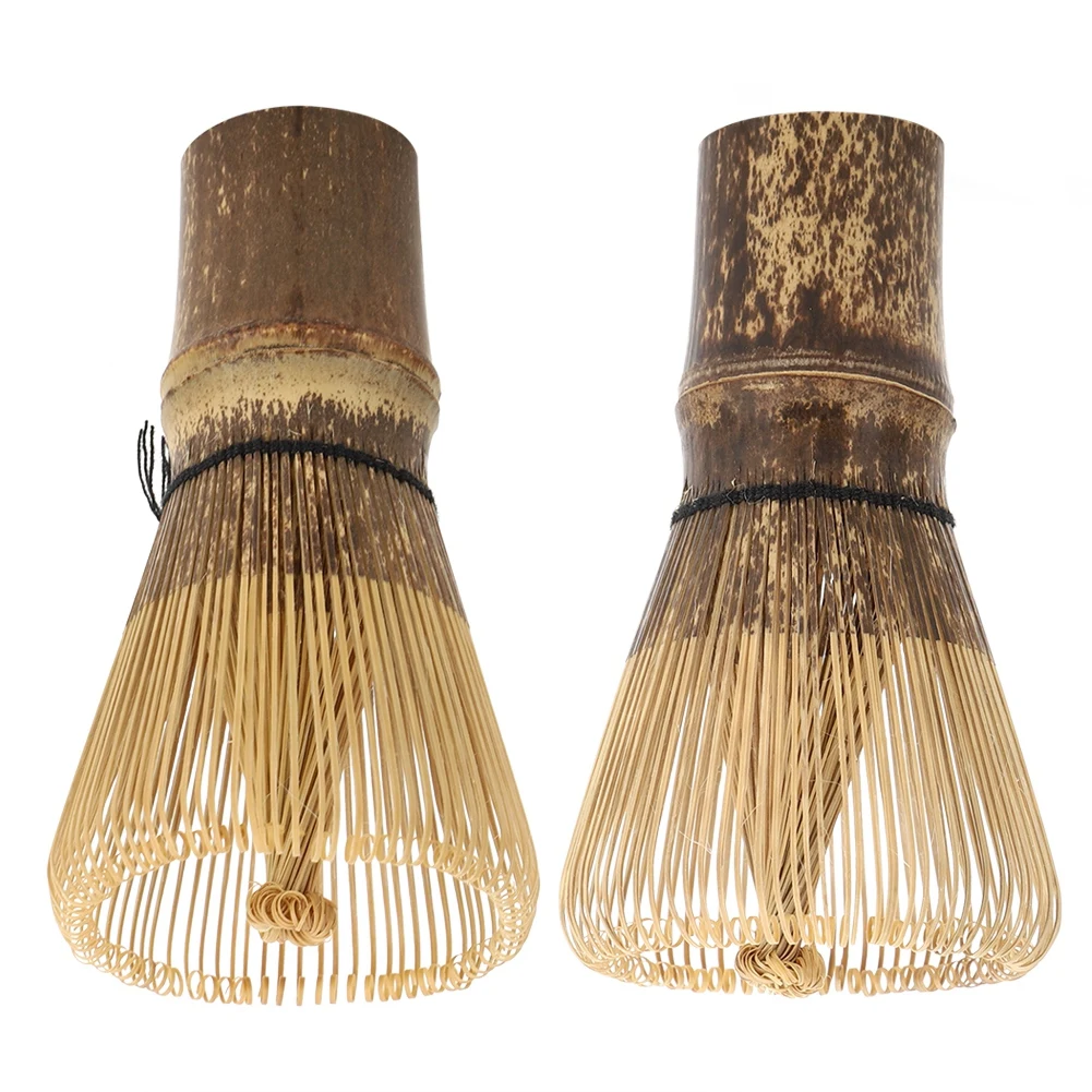 Cepillo para batidor de té Matcha de estilo japonés de bambú, accesorios para hacer té Matcha, 100 puntas, 120 puntas opcionales