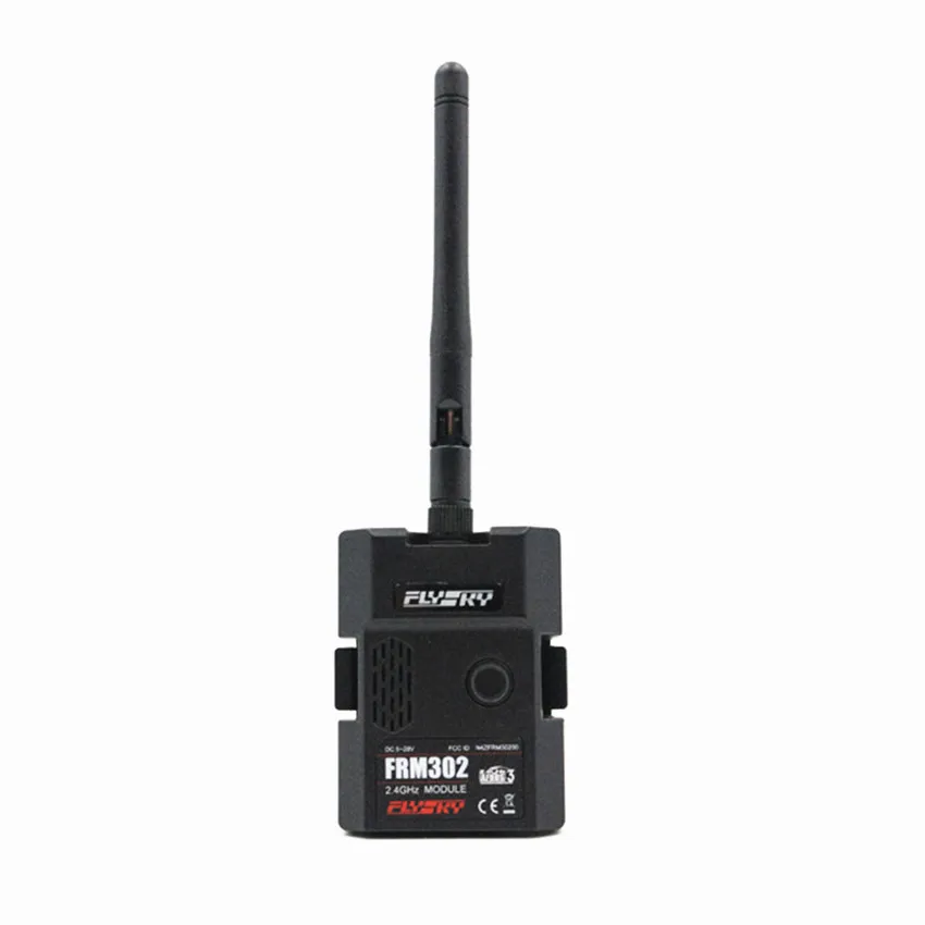 

Flysky 3rd generation FRM302 high frequency head single antenna 2-way PL18 compatible standard JR plug PPM RC drone accessories