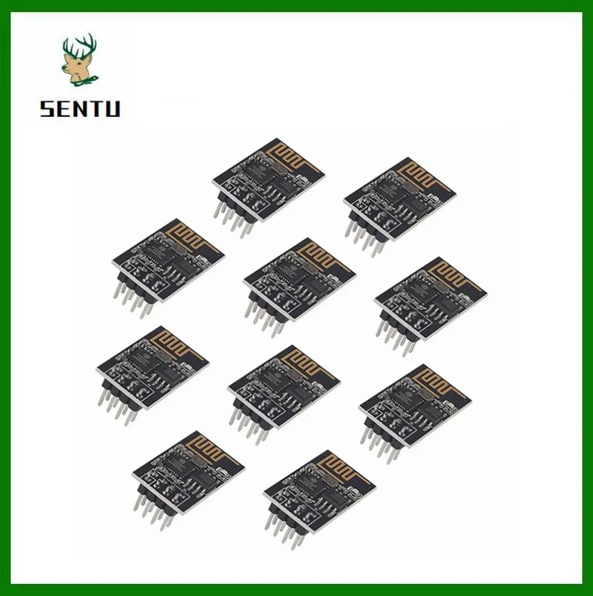 5/10pcs Upgraded version ESP-01 serial ESP-01S ESP8266 WIFI wireless module wireless transceiver ESP01 ESP8266-01