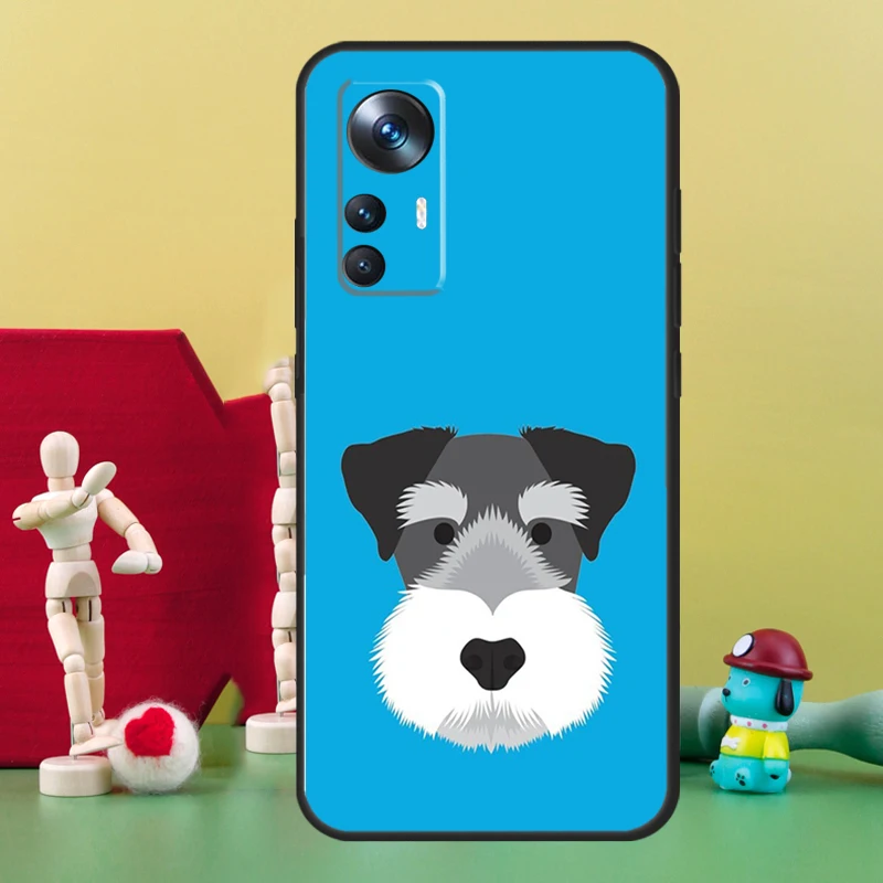 Miniature Schnauzer dog art Case For POCO X5 X4 X3 F5 Pro M4 F4 GT C40 F3 Cover For Xiaomi 11T 12T Pro 13 11 12 Lite