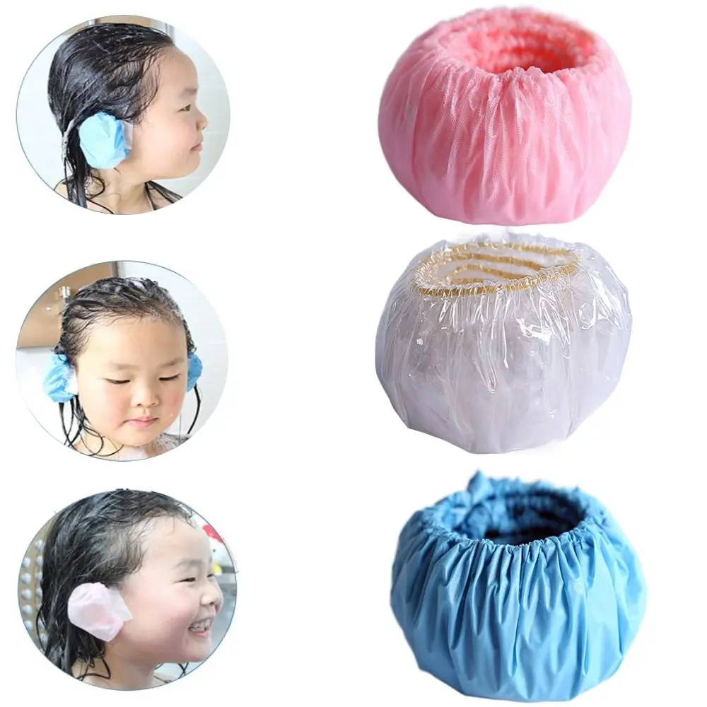 

Salon Bath Shower Shampoo Hair Coloring Baby Children Earflaps Waterproof Earmuffs Ear Muffs Ear Protector Cover Caps