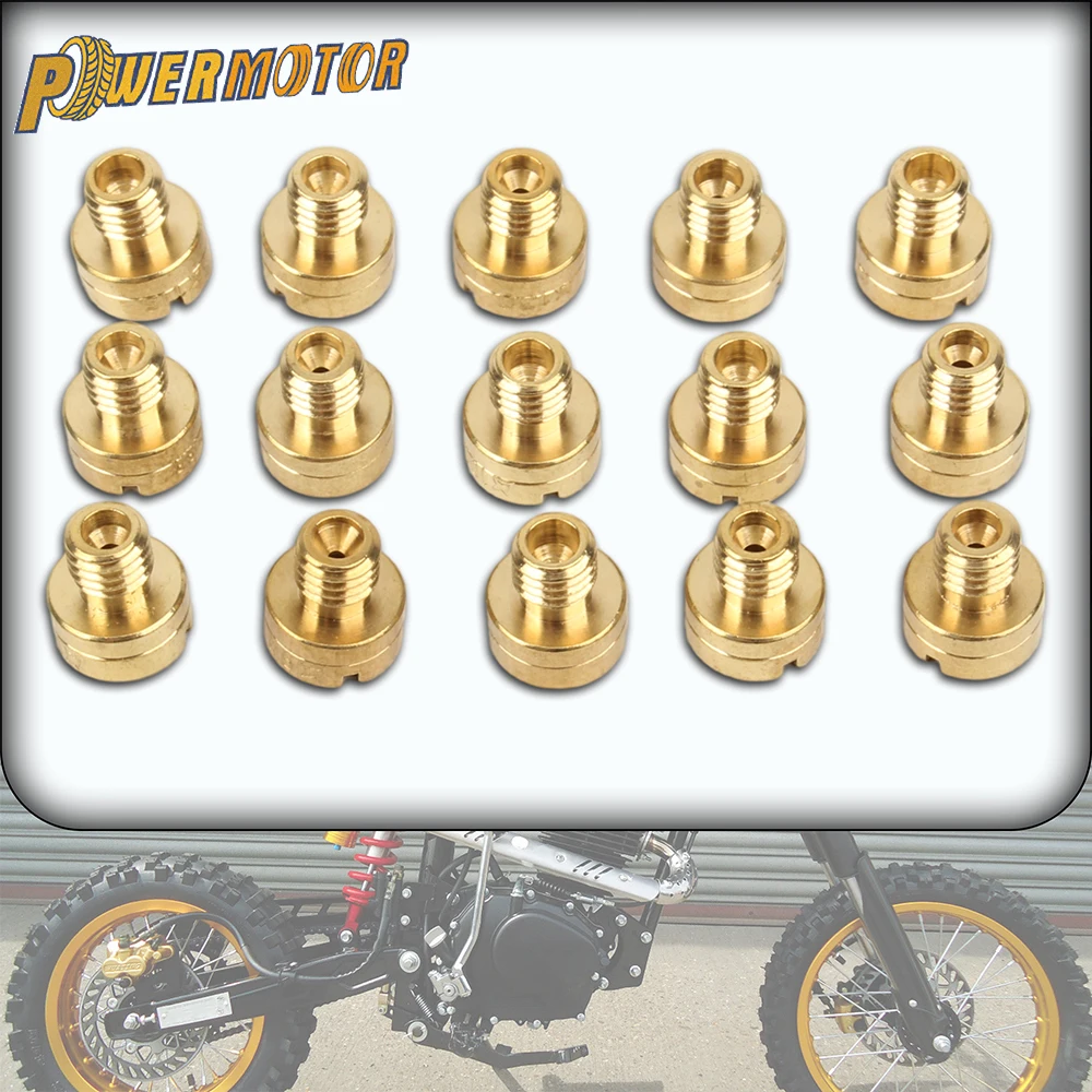 M5 88-150 Motorrad-Vergaser Hauptdüsen-Set 15-teilig für Mikuni VM22 VM24 VM26 125 150 200 250 N100/604 Dirt Pit Bike ATV