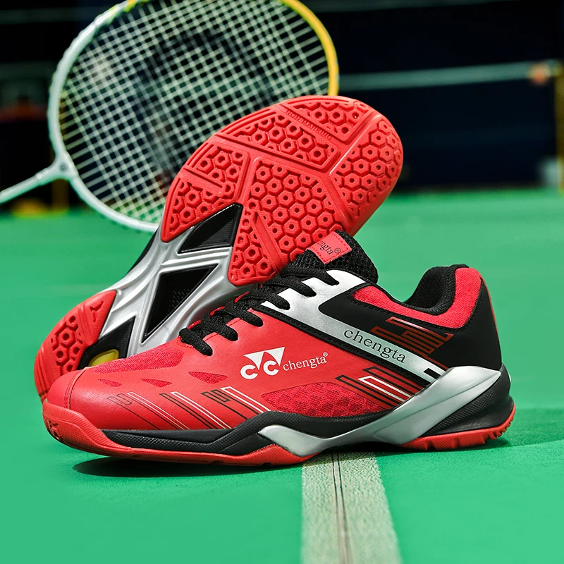 

Professional New Men Badminton Shoes Indoor Sport Tennis Training Sneakers Sports Shoes Ping Pong Lightweight Volleyball Shoes