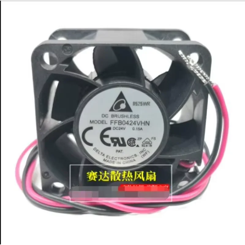 

Delta Electronics FFB0424VHN DC 24 В 0,15 А 40x40x28 мм 2-проводной охлаждающий вентилятор для сервера