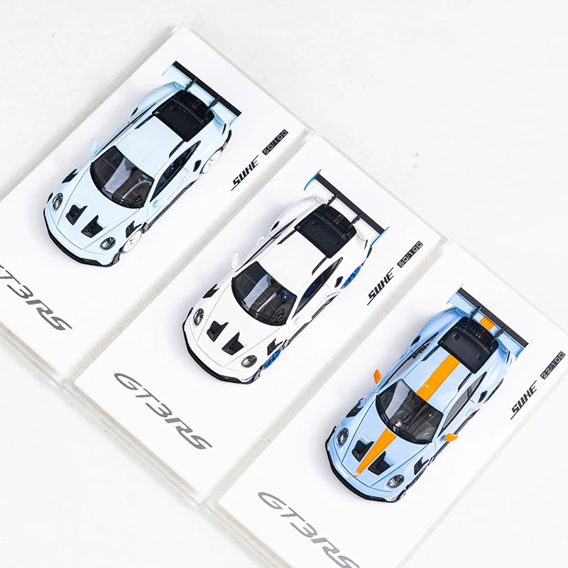 SUHE 1:64 911 GT3RS 992 GT2RS Resin car model Collection decoration