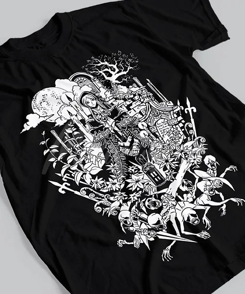

Summer casual fashion men's cotton T-shirt anime T-shirt