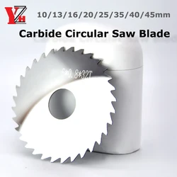 YZH Circular Saw Blade Milling Cutting Tool CNC Diameter 10mm 13mm 16mm 20mm 25mm 40mm 45mm For Metal Steel Inner