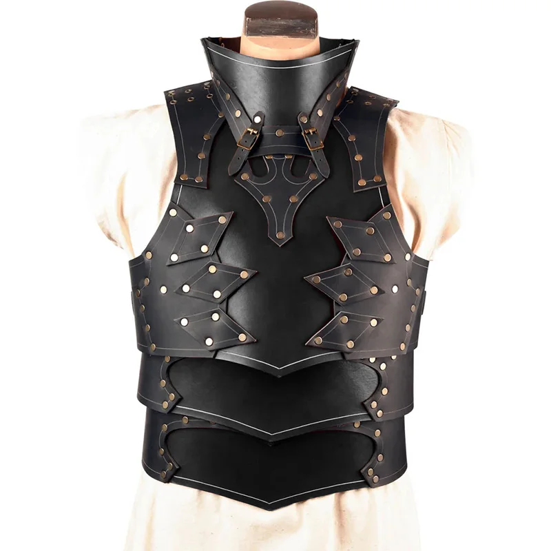 Medieval Renaissance Viking Knight Pirate Torso Armor Cuirass Ancient Roman Gladiator Warrior Cosplay Costume Vest Breastplate