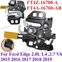 Hood Lock Latch FT4Z-16700-A FT4A-16700-AB For Ford Edge 2.0L L4 2.7 V6 2015 2016 2017 2018 2019 FT4Z16700A FT4A16700AB