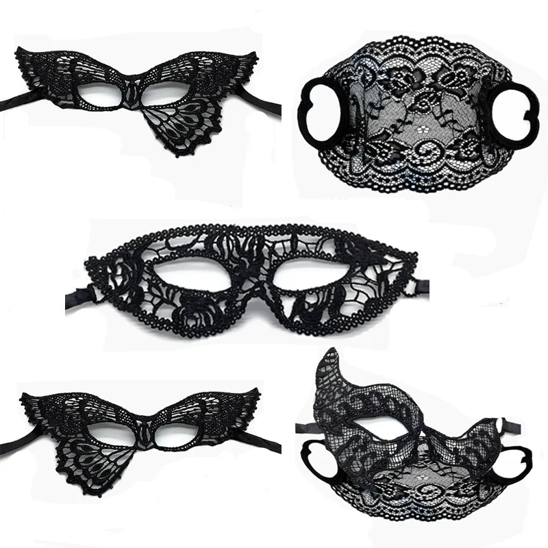 Anime Dream Soyo Nagasaki Wakaba Mutsumi eyeshade Cosplay Sakiko Togawa Lace hollow mask accessory