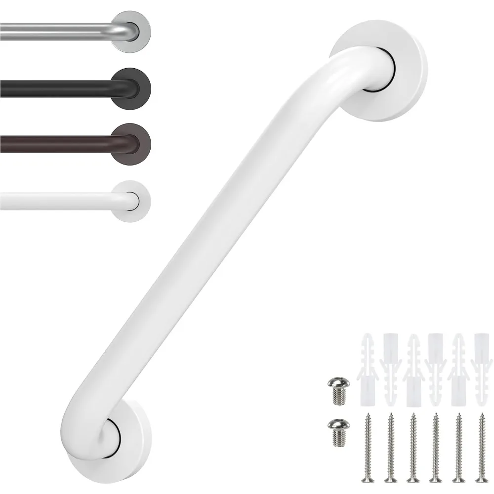 

12-дюймовые поручни для стены белого цвета, безопасные поручни для душа для пожилых людей, инвалидов, Nang grab bars для душа сочетаниями