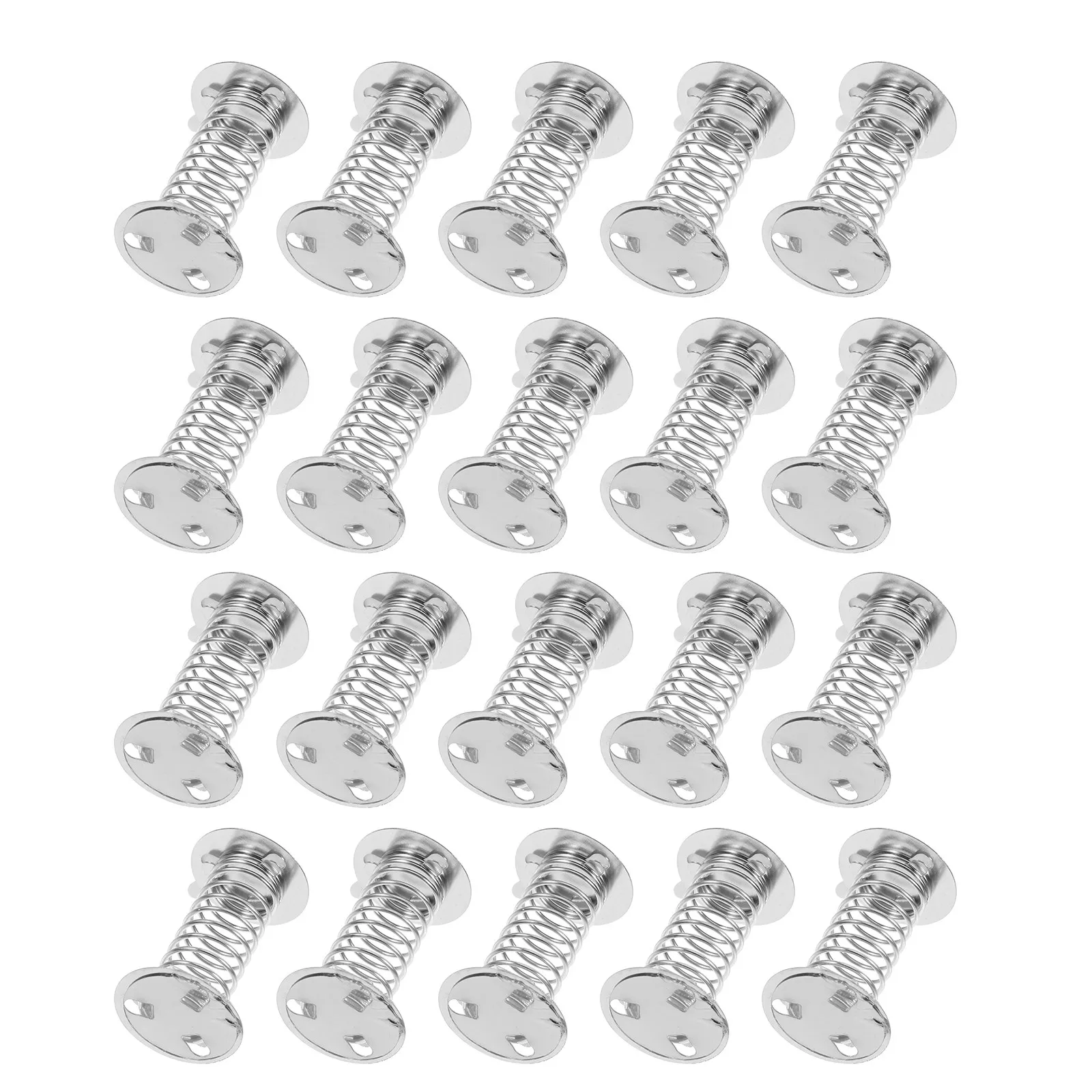 20Pcs Metal Spring Base for Car Dashboard Wobble Decoration Spiral Rocking Base Stand for Bobblehead Figures DIY Craft Supplies