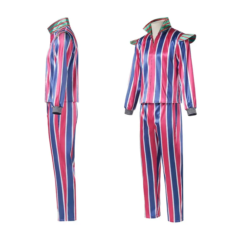 ديفيد ليجند باوي تأثيري رقيقة الأبيض ديوك زي تمويه الكبار الرجال وزرة قميص وشاح فانتازيا هالوين كرنفال البدلة