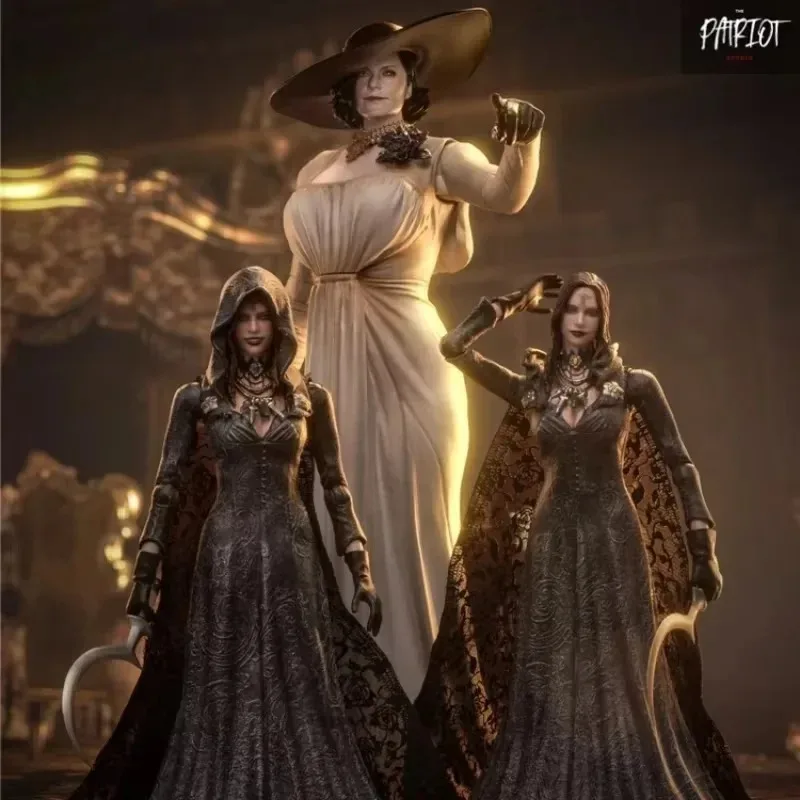 

In Stock Patriot Studio Resident Evil 1/12 Leon Kraus Chris Police Officers Zombie Chainsaw 6-inch Collectible Model Decoration