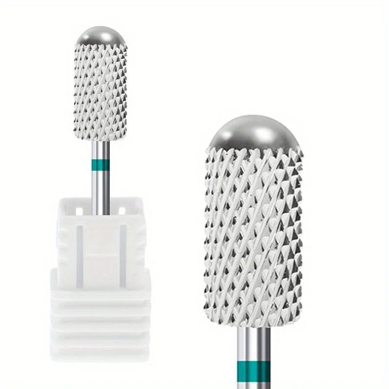 1PC Carbide Tungsten Nail Drill Bit Rotate Burr Milling Nail Cutter Bits Electric Drill Machine For Manicure Pedicure Tools